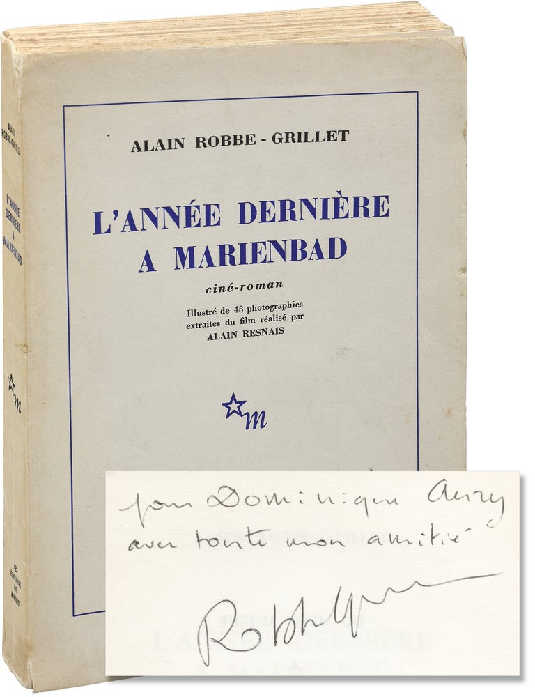 [Book #151474] L'Annee Derniere en Marienbad [Last Year at Marienbad]. Alain Robbe-Grillet.