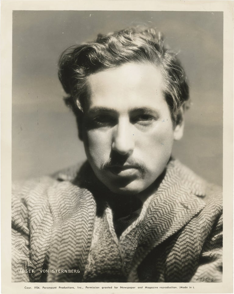 [Book #151484] Original portrait photograph of Josef von Sternberg, 1934. Josef von Sternberg, subject.