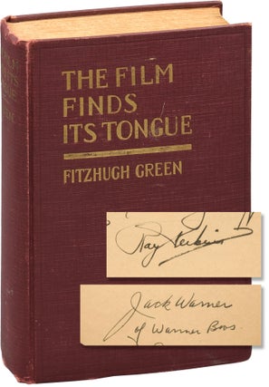 Book #151487] The Film Finds Its Tongue (First Edition, inscribed by Jack Warner in year of...