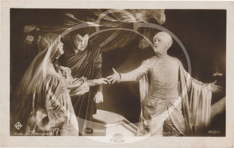 Collection of nine original UFA postcards from "Metropolis" and "Faust"
