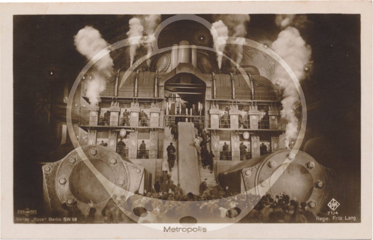 Collection of nine original UFA postcards from "Metropolis" and "Faust"