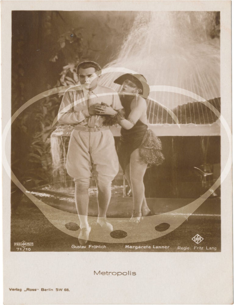 Collection of nine original UFA postcards from "Metropolis" and "Faust"