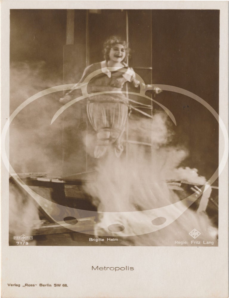 Collection of nine original UFA postcards from "Metropolis" and "Faust"