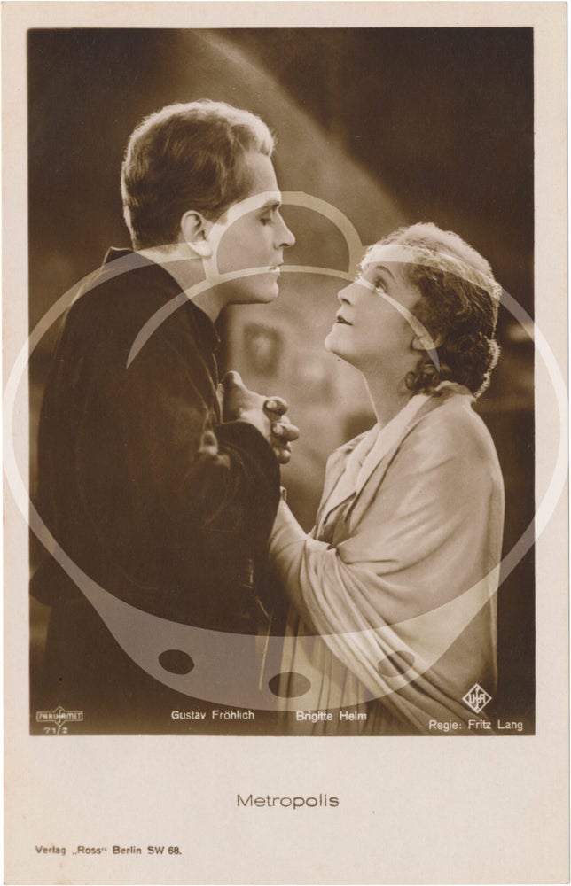 Collection of nine original UFA postcards from "Metropolis" and "Faust"