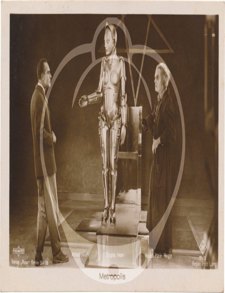 Collection of nine original UFA postcards from "Metropolis" and "Faust"