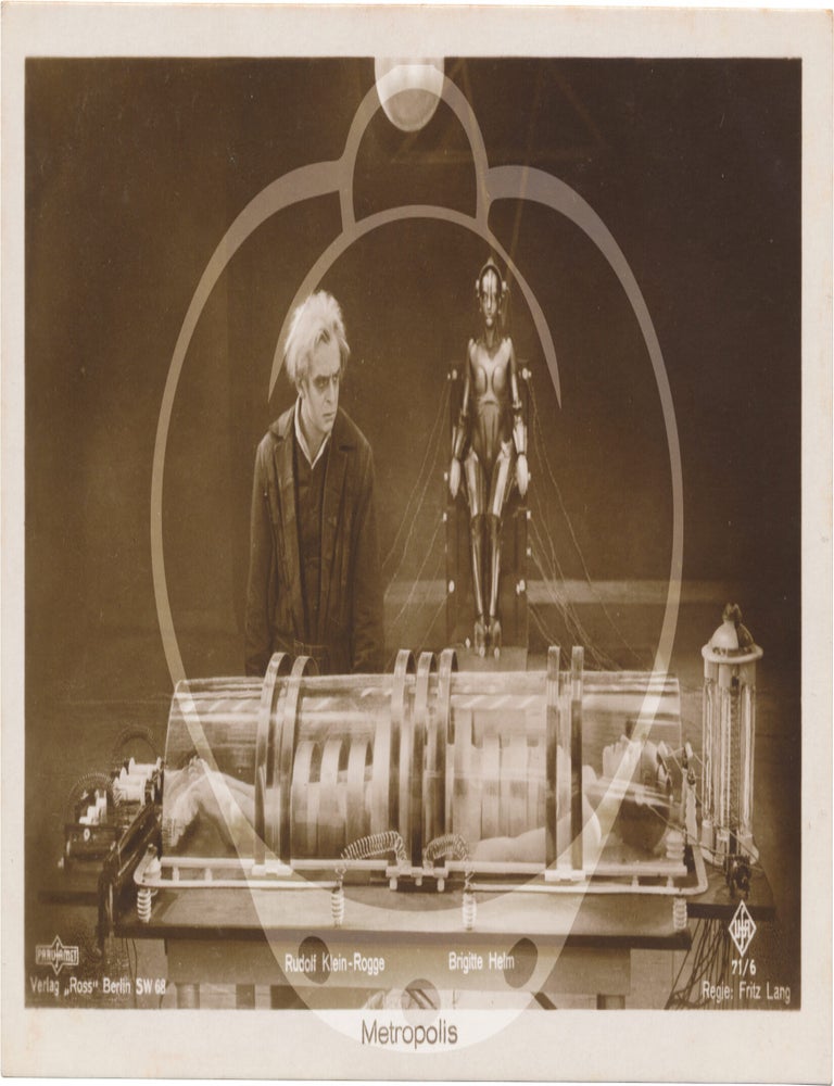 Collection of nine original UFA postcards from "Metropolis" and "Faust"