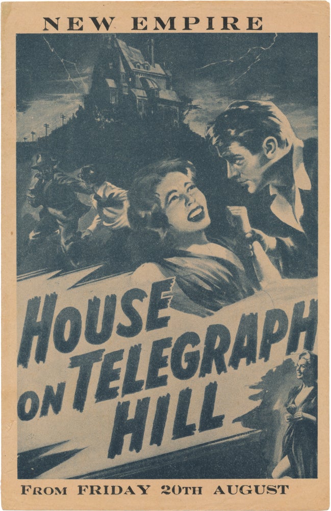 Book #151503] House on Telegraph Hill (Original herald for the 1951 film noir). Robert Wise, Dana...