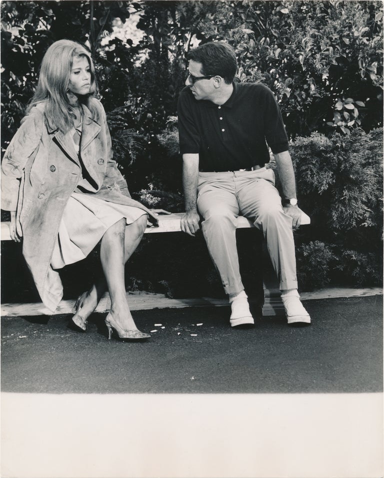 Book #151565] The Chase (Original photograph of Arthur Penn and Jane Fonda on the set of the 1966...