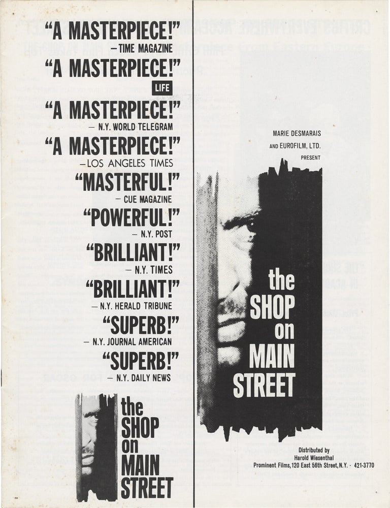The Shop on Main Street [Obchod na korze]