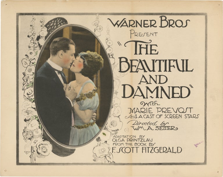 Book #151631] The Beautiful and Damned (Set of six original lobby cards for the 1922 film). F....