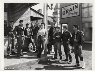 Book #151679] The Wild One (Original photograph from the 1954 film). Lee Marvin Marlon Brando,...