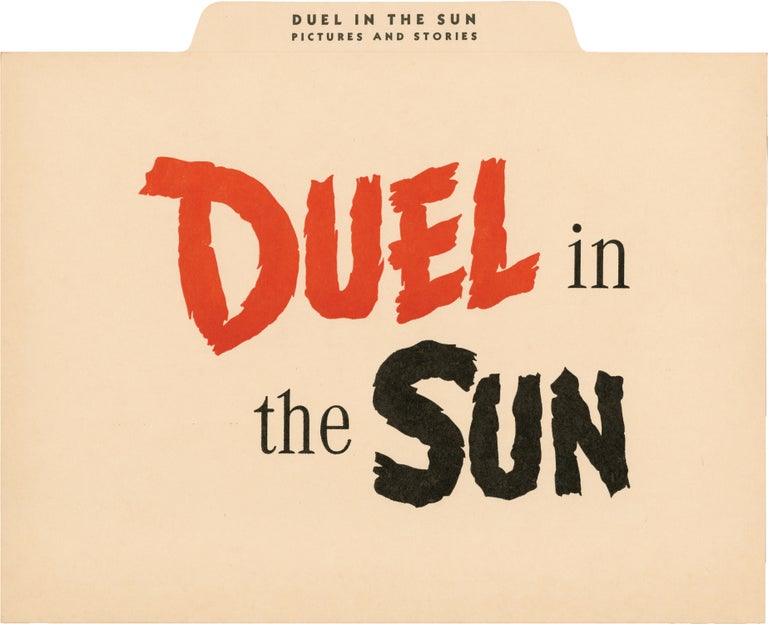 Book #151733] Duel in the Sun (Promotional folder for the 1946 film). King Vidor, Dmitri Tomkin,...