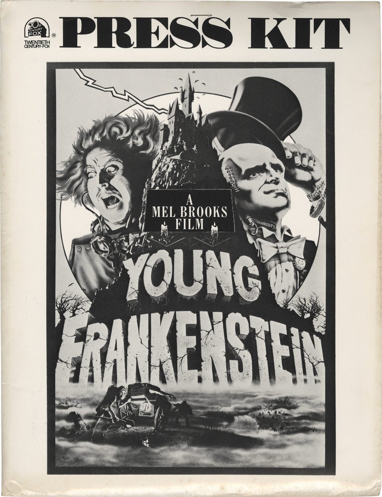 Book #151896] Young Frankenstein (Original press kit for the 1974 film). Mel Brooks, Gene Wilder,...