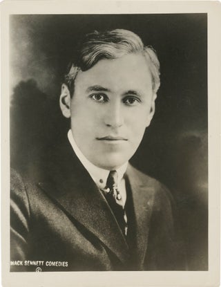 Book #151921] Original portrait photograph of Mack Sennett, 1919, struck circa 1925. Mack...