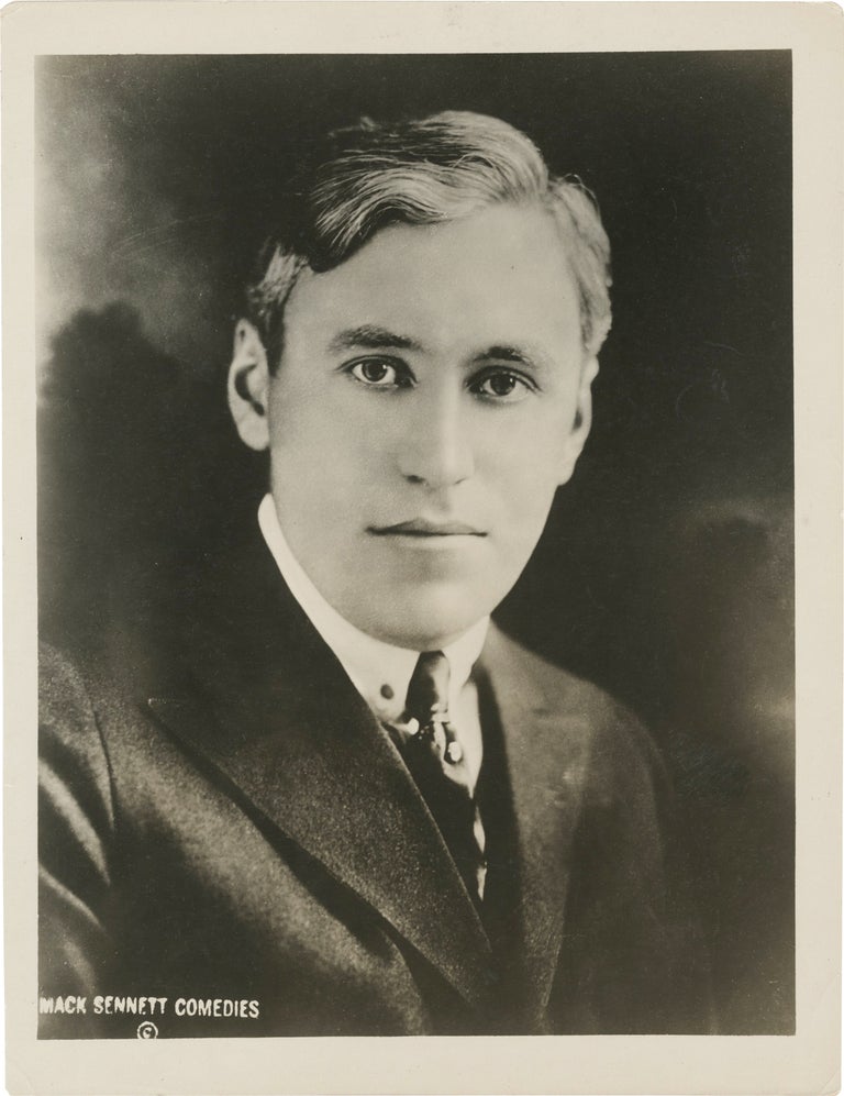 [Book #151921] Original portrait photograph of Mack Sennett, 1919, struck circa 1925. Mack Sennett, Fred Hartsook, subject, photographer.