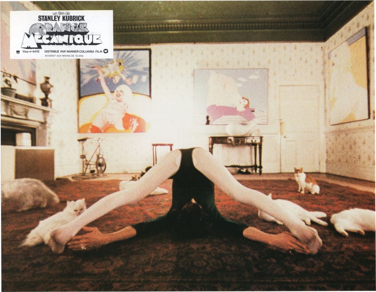 Book #152001] A Clockwork Orange (Complete set of eight original French lobby cards from the 1971...