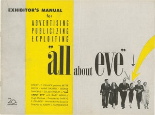Book #152018] All About Eve (Original exhibitor's manual and campaign book for the 1950 film)....