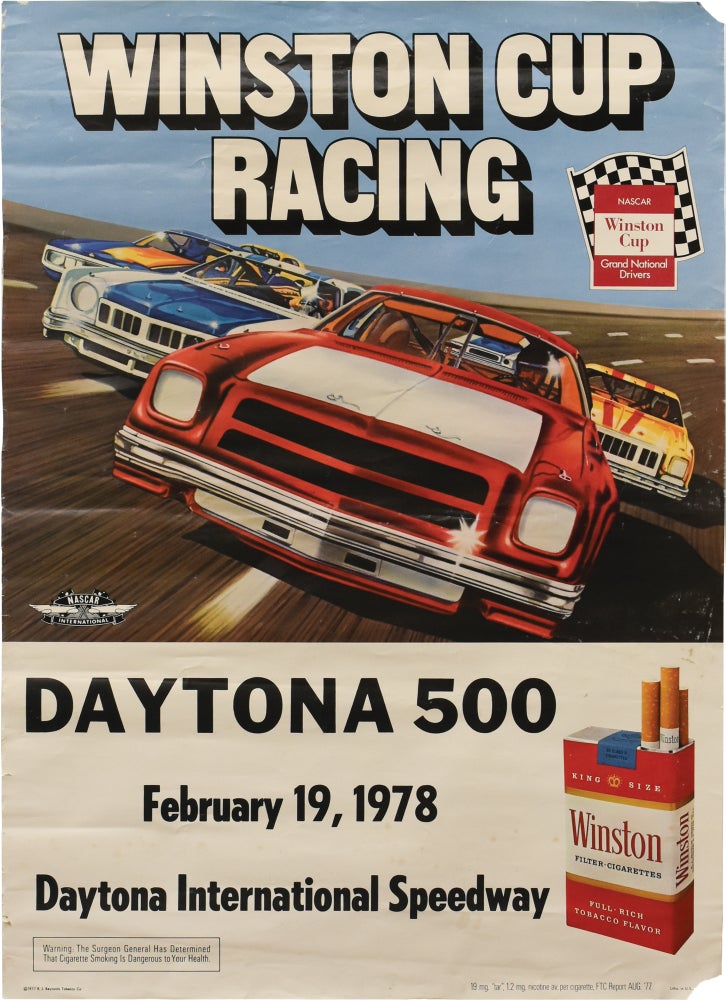 Book #152028] Original poster for the 1978 Daytona 500. Auto racing