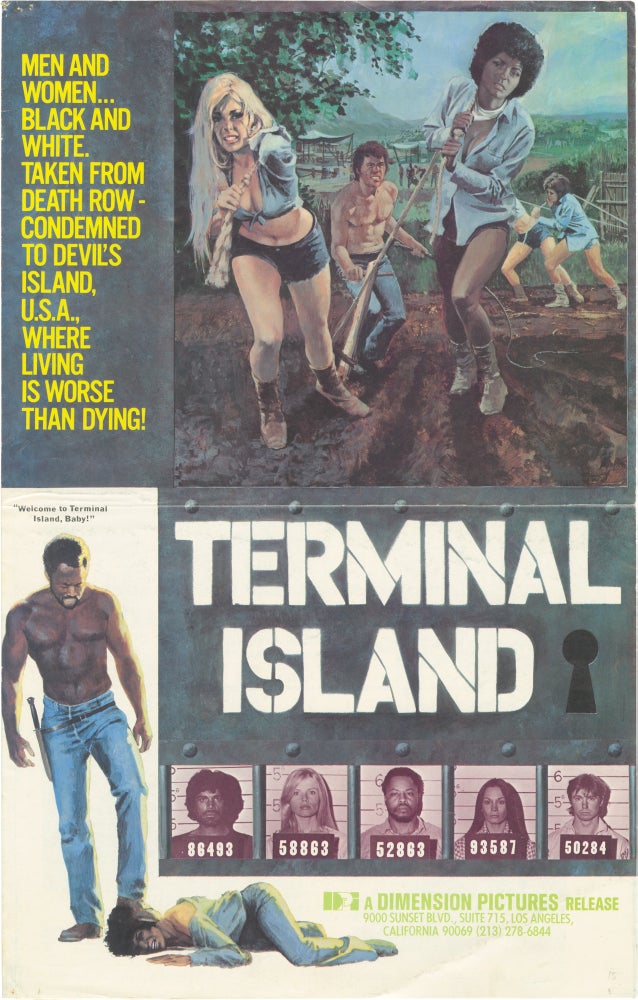 [Book #152055] Terminal Island. Stephanie Rothman, Jack Barrett Charles S. Swartz, Marta Kristen Phyllis Davis, Don Marshall, Ena Hartman, screenwriter director, screenwriter, starring.