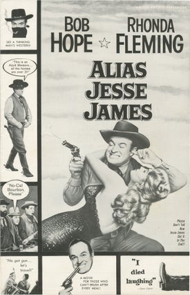 Book #152083] Alias Jesse James (Original pressbook for the 1959 film). Bob, Hope Rhonda Fleming,...