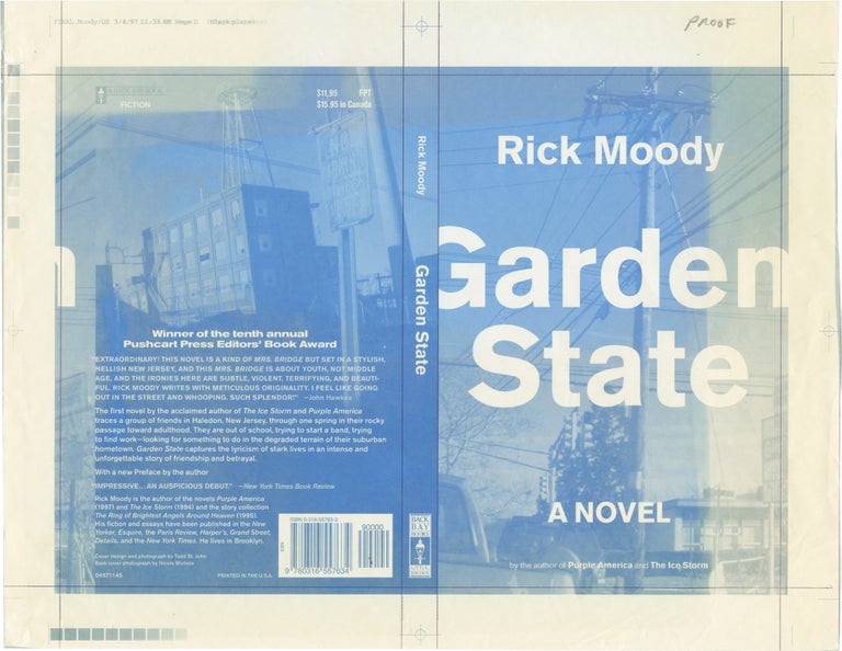 [Book #152099] Garden State. Rick Moody.