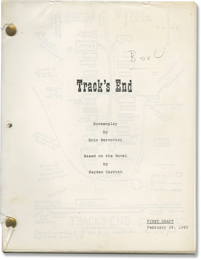 Book #152106] Track's End (Original screenplay for an unproduced film). Johnny Crawford, Hayden...