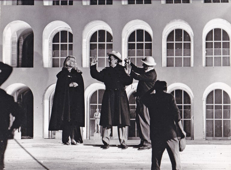Book #152119] Boccaccio '70 (Original photograph of Federico Fellini and Anita Ekberg on the set...