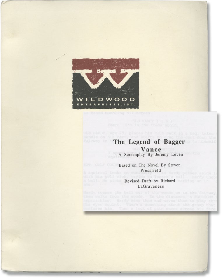 Book #152143] The Legend of Bagger Vance (Original screenplay for the 2000 film). Robert Redford,...