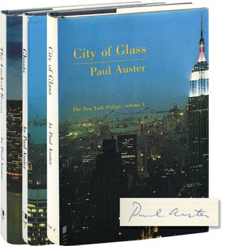 Book #152219] The New York Trilogy: City of Glass, Ghosts, and The Locked Room (Signed First...
