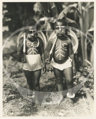 Archive of photographs and letters regarding a pair of African American twin child actors