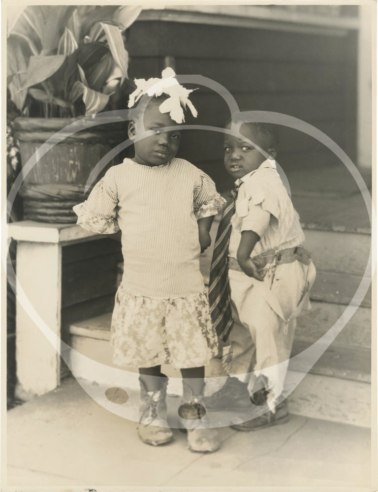 Archive of photographs and letters regarding a pair of African American twin child actors