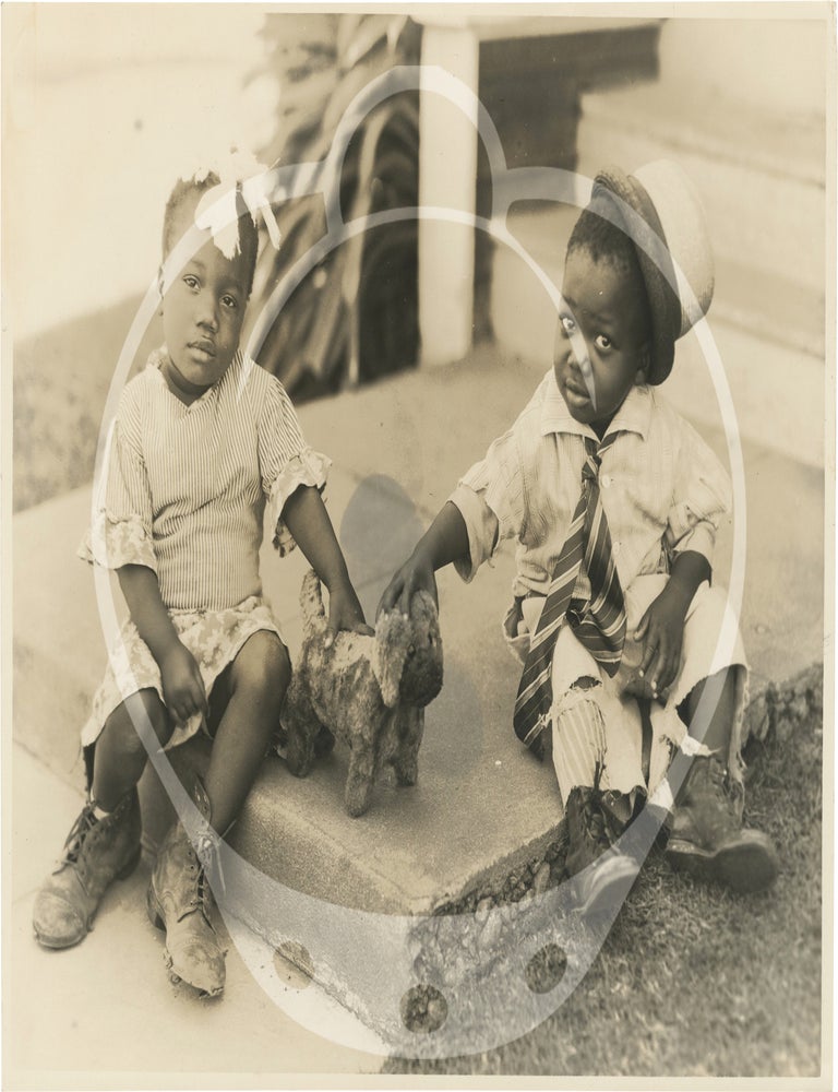 Archive of photographs and letters regarding a pair of African American twin child actors