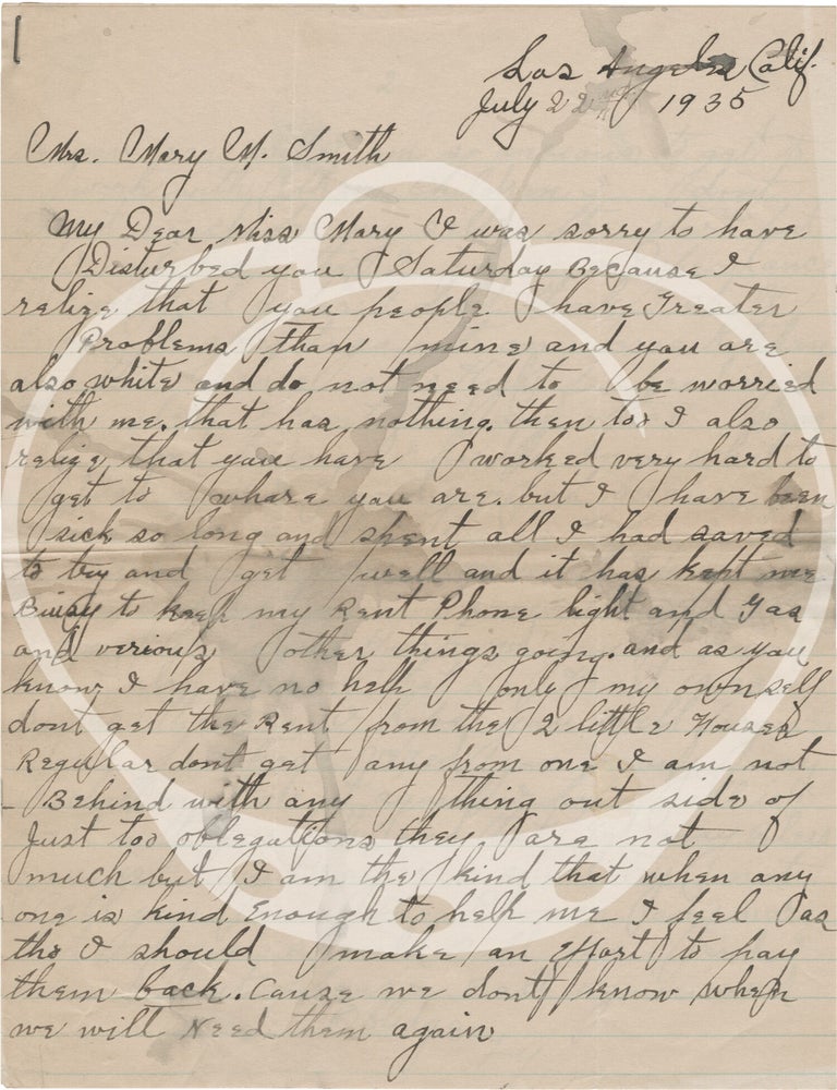 Archive of photographs and letters regarding a pair of African American twin child actors