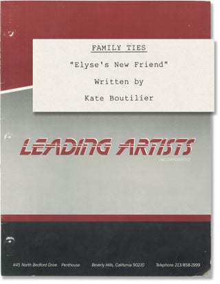 Book #152264] Family Ties: My Mother, My Friend [Elyse's New Friend] (Original screenplay for the...