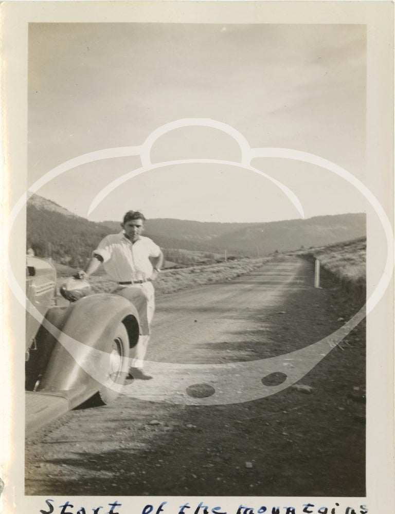 Archive of 24 vernacular photographs from a Depression-era road trip through the badlands of South Dakota, Idaho, and Wyoming