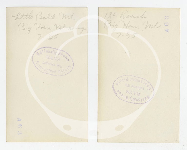 Archive of 24 vernacular photographs from a Depression-era road trip through the badlands of South Dakota, Idaho, and Wyoming