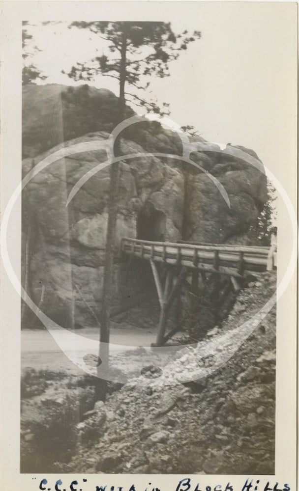 Archive of 24 vernacular photographs from a Depression-era road trip through the badlands of South Dakota, Idaho, and Wyoming