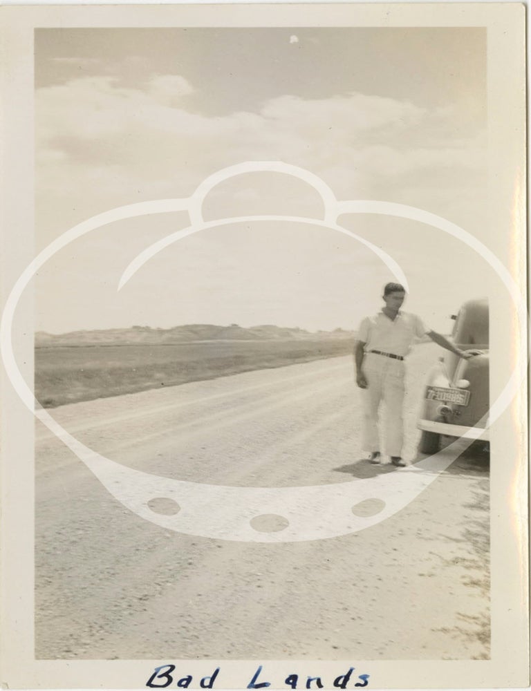 Archive of 24 vernacular photographs from a Depression-era road trip through the badlands of South Dakota, Idaho, and Wyoming