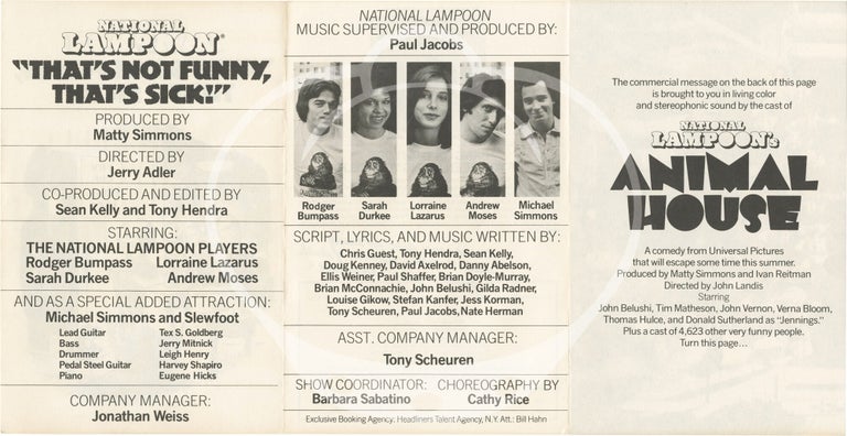 National Lampoon "That's Not Funny, That's Sick!"