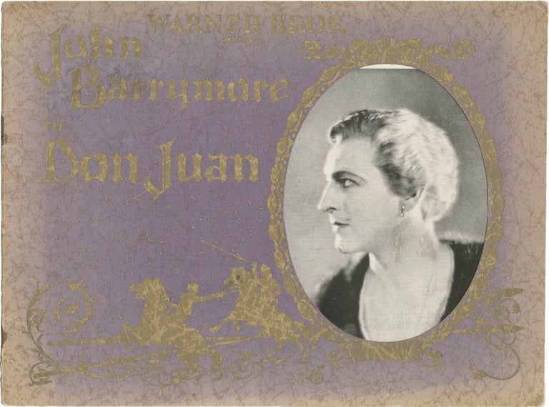 Book #152280] Don Juan (Original program for the 1926 film). John Roche John Barrymore Jane...
