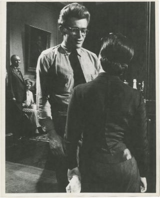 Book #152308] Giant (Original photograph from the set of the 1956 film). James Dean, George...