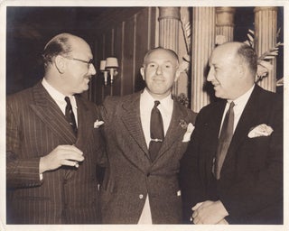 Book #152342] Original photograph of Jack Warner and J. Walton Brown, circa 1938. Jack, Warner J....
