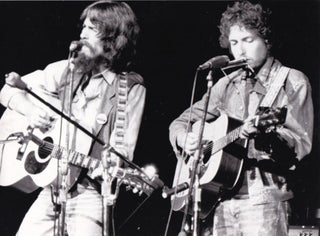 Book #152356] The Concert for Bangladesh (Original photograph of George Harrison and Bob Dylan...