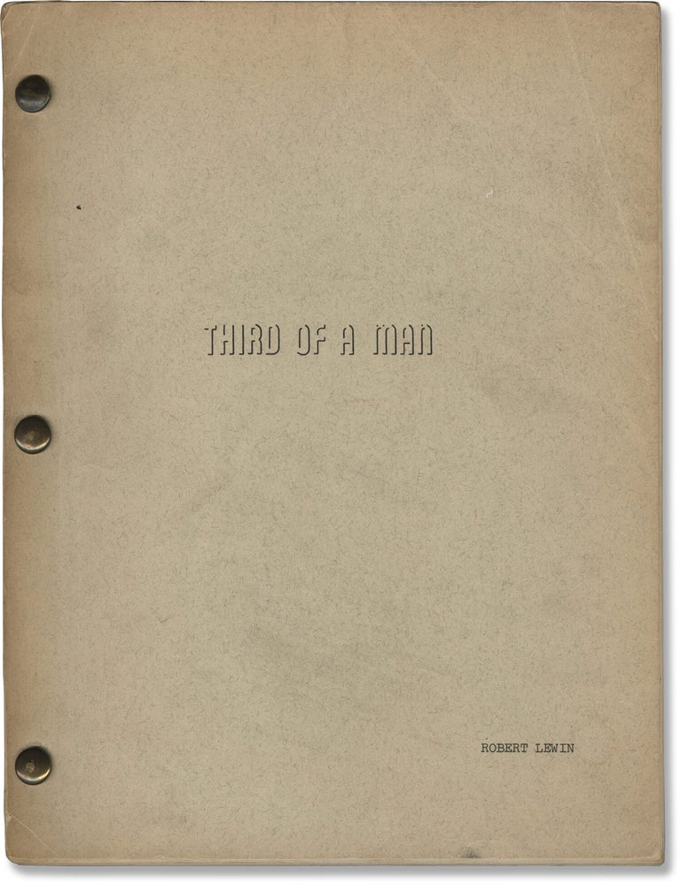 Third of a Man (Original screenplay for the 1962 film