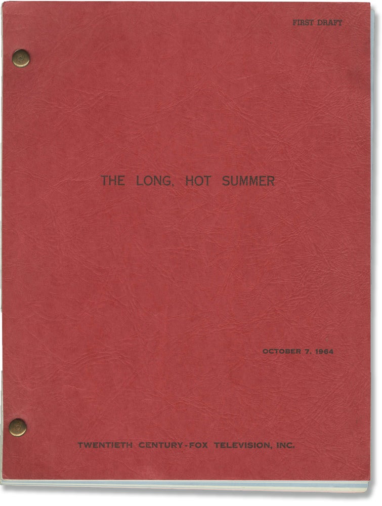 Book #152455] The Long, Hot Summer (Original screenplay for the 1965 television pilot). William...