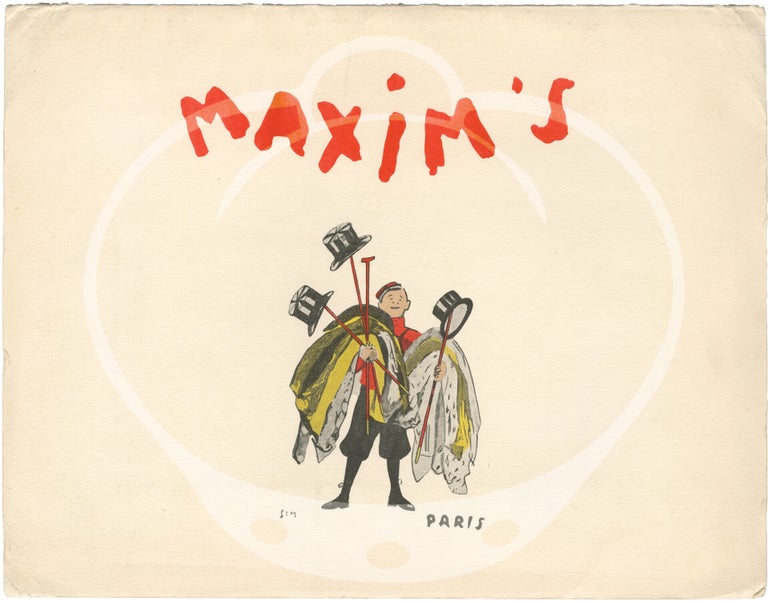 Original photograph of Alan Ladd and friends at Maxim's, 1952