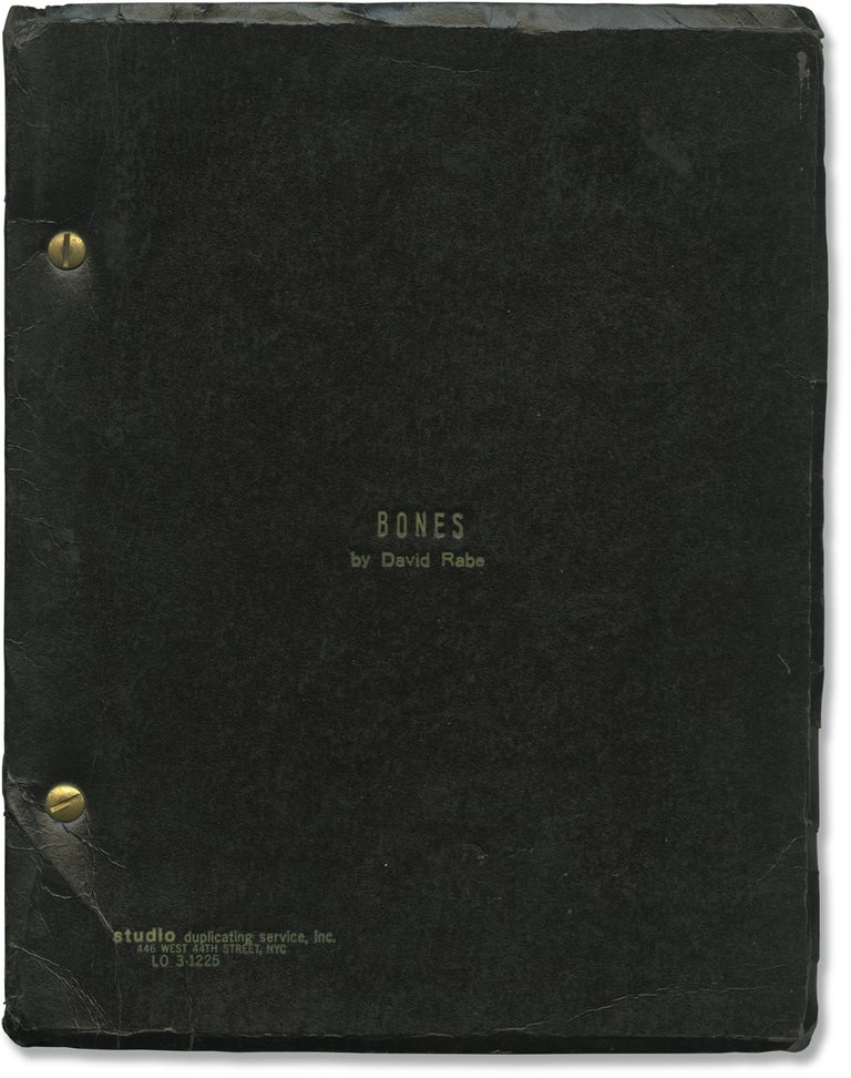 Book #152492] Sticks and Bones [Bones] (Vintage script for the 1971 Broadway play). David Rabe,...