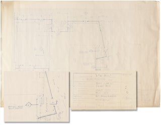 Book #152504] A Fine Mess (Archive of five architectural blueprints for the 1986 film). Blake...