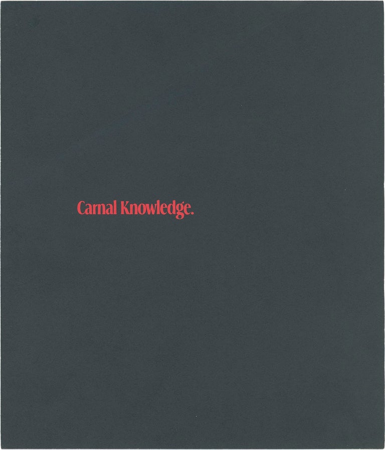 Book #152535] Carnal Knowledge (Original program for the UK release of the 1971 film). Mike...