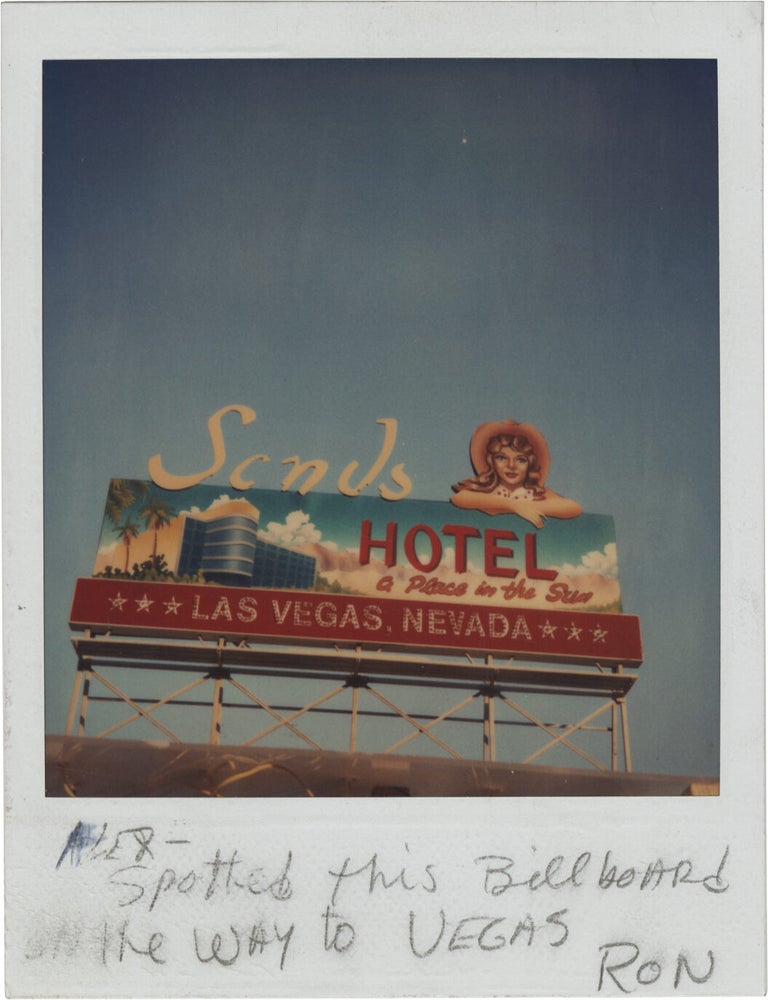 One from the Heart (Original photograph of the Sands Hotel billboard used in the 1981 film